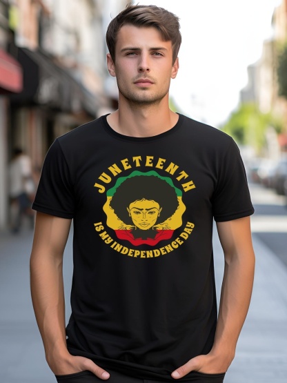 Unisex Juneteenth Is My Independence Day Black Female Pride shirt  Graphic Tee