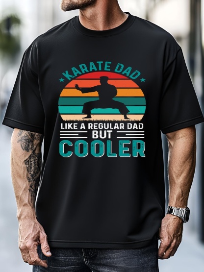 Unisex Karate Dad Fathers Day Cooler Father Gifts Idea T-Shirt
