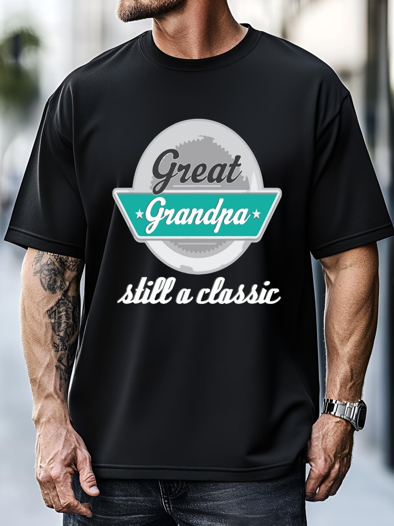 Unisex Great Grandpa Gifts Funny Fathers Day Vintage T-Shirt