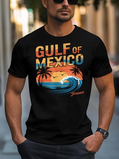 Unisex Gulf Of Mexico Forever Retro Vintage Gulf Of Mexico T-Shirt