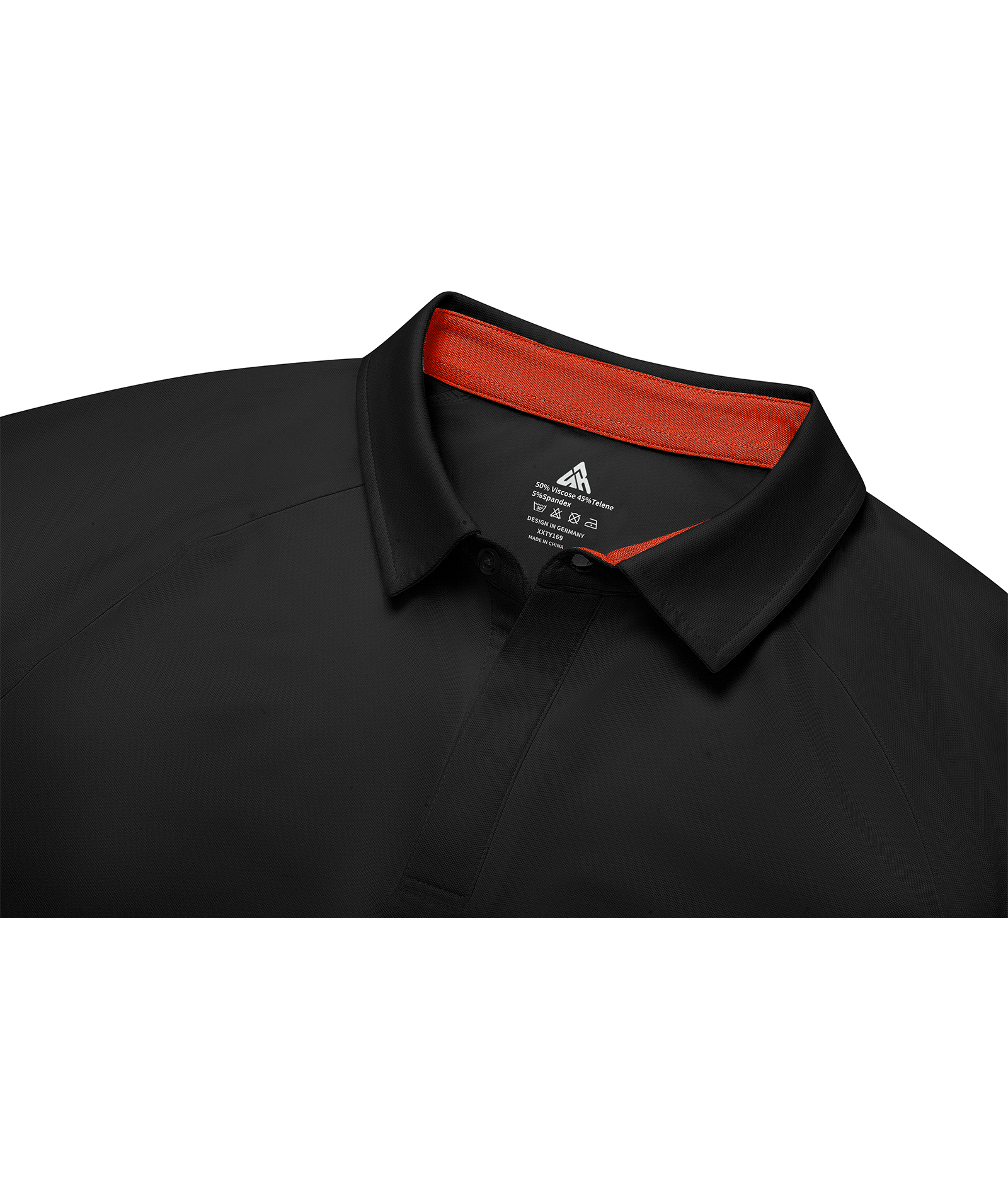 Men's Fast Dry Solid Color Athletic Polo Shirt