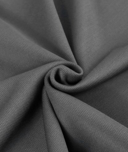 Men's Solid Color Button Up Slim Fit Polo Shirt