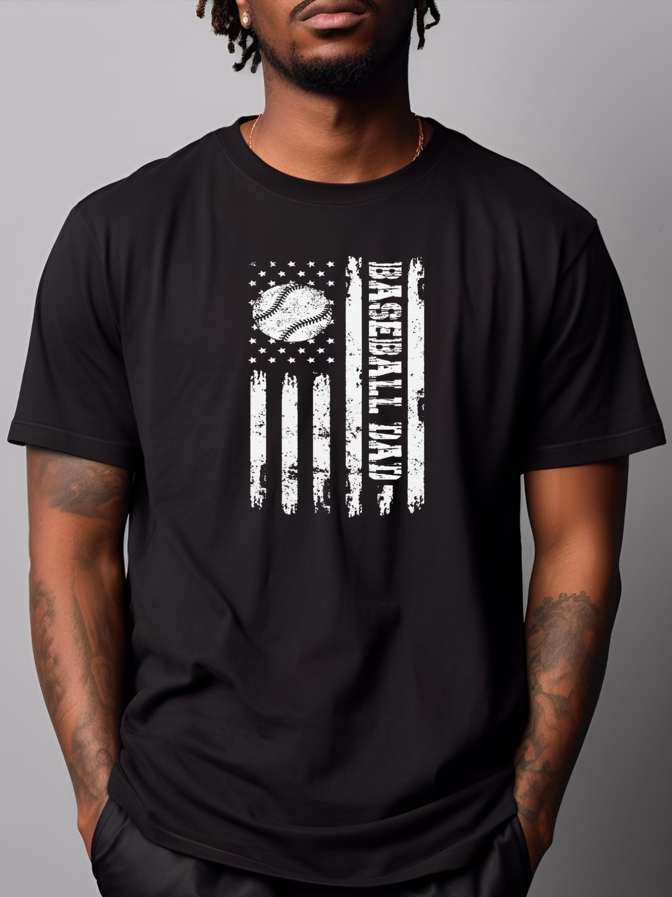 Unisex Baseball Dad Baseball lover for Father's day T-Shirt