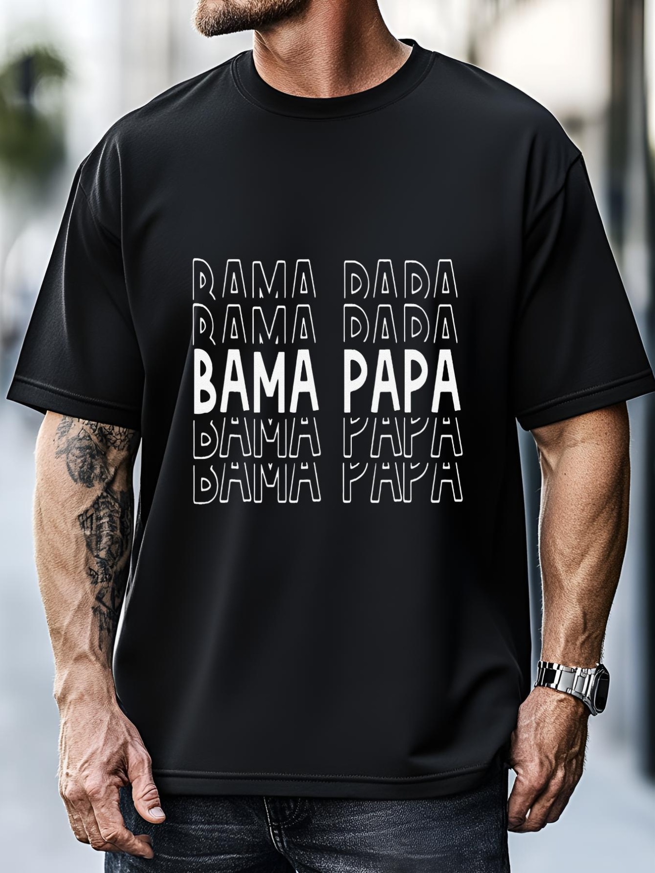 Unisex Alabama Bama Papa Grandpa Gift Father's Day Southern Pawpaw T-Shirt