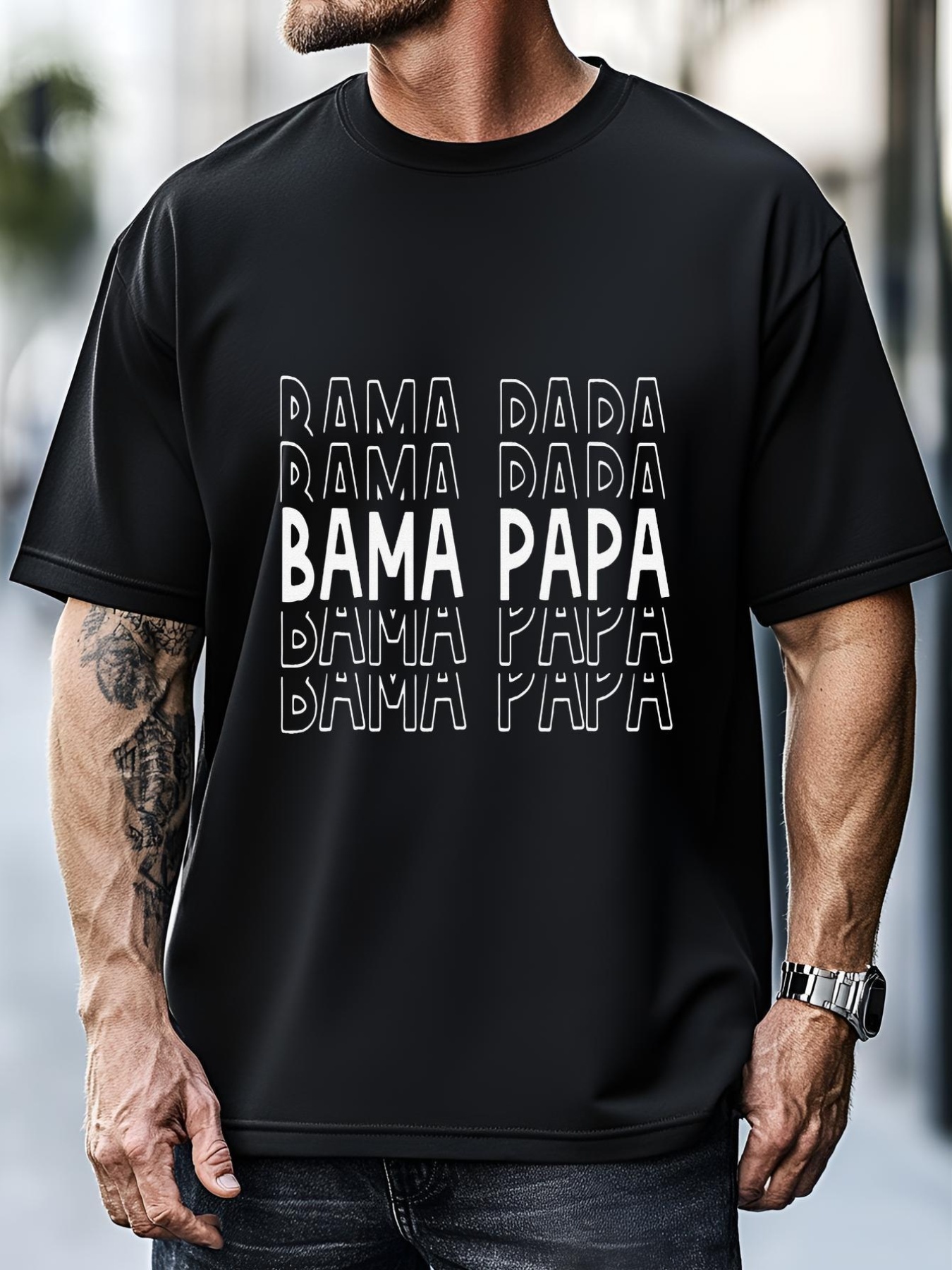 Unisex Alabama Bama Papa Grandpa Gift Father's Day Southern Pawpaw T-Shirt