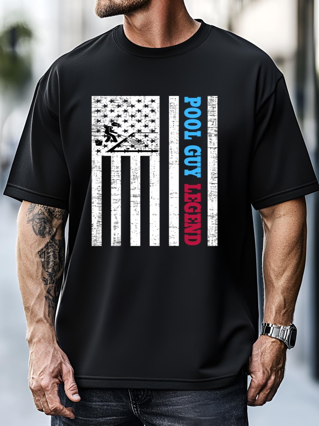 Unisex Pool Guy Legend Funny Swimming Pool Cleaners FatherS Day Funny Gift T-Shirt