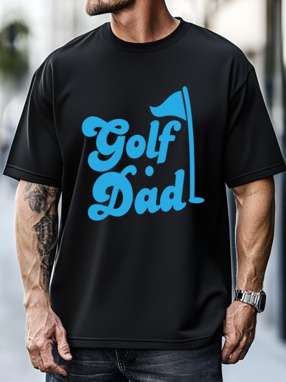 Unisex GOLF DAD! With Flag And Golf Ball Funny Gift For Dad Father's Day T-Shirt