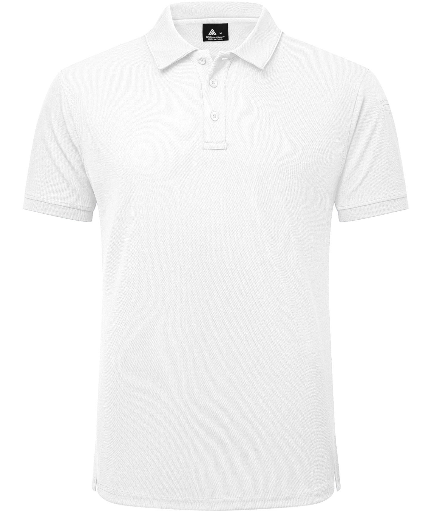 Men's Solid Color Button Up Polo Shirt