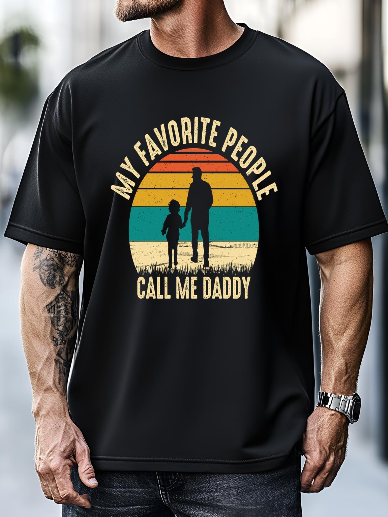Unisex Vintage FatherS Day Graphic T-Shirt