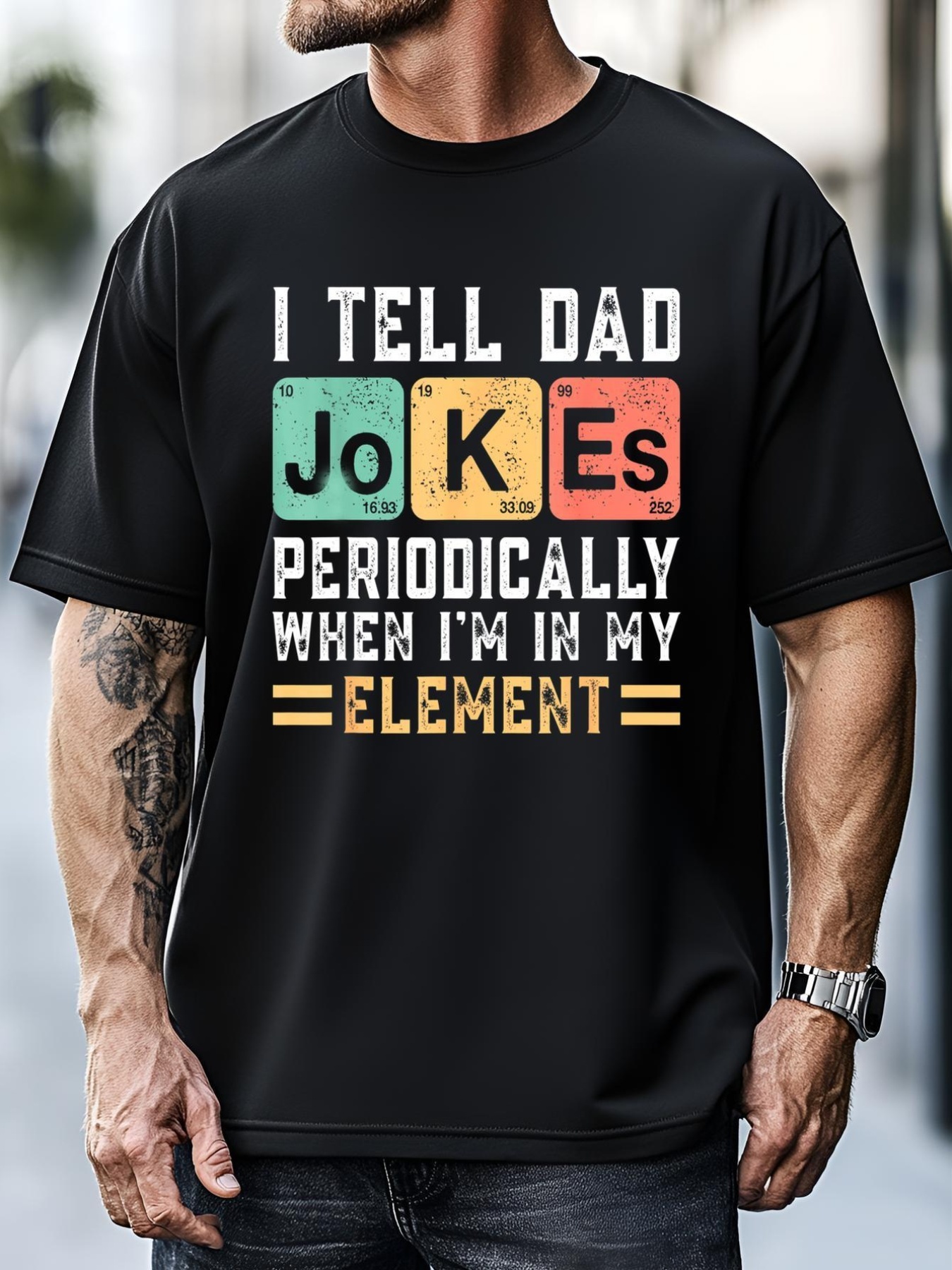 Unisex Daddy Shirt. I TELL DAD JOKES PERIODICALLY Fathers Day T-Shirt