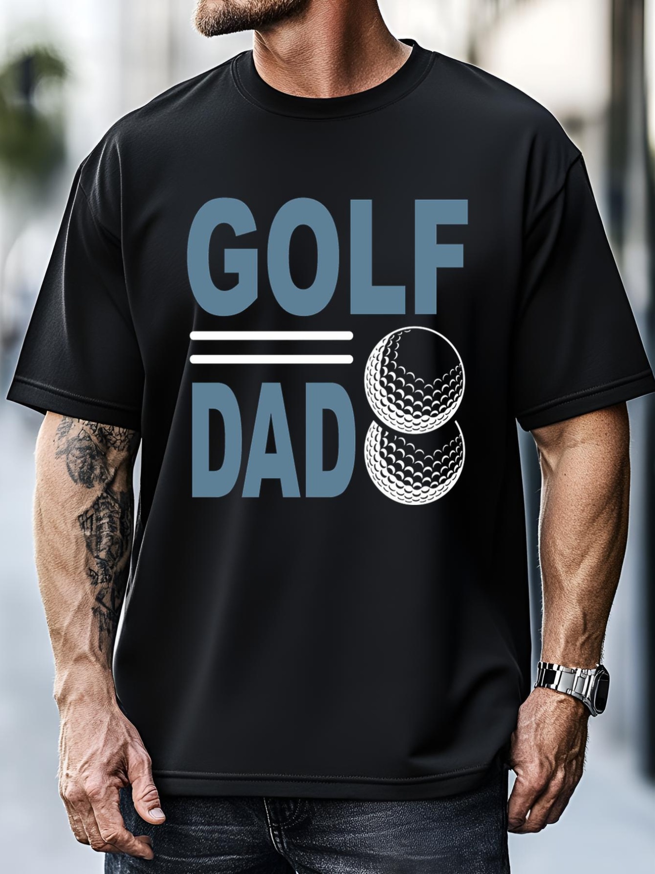 Unisex Best Golf Dad Funny Gift For Dad Father's Day T-Shirt