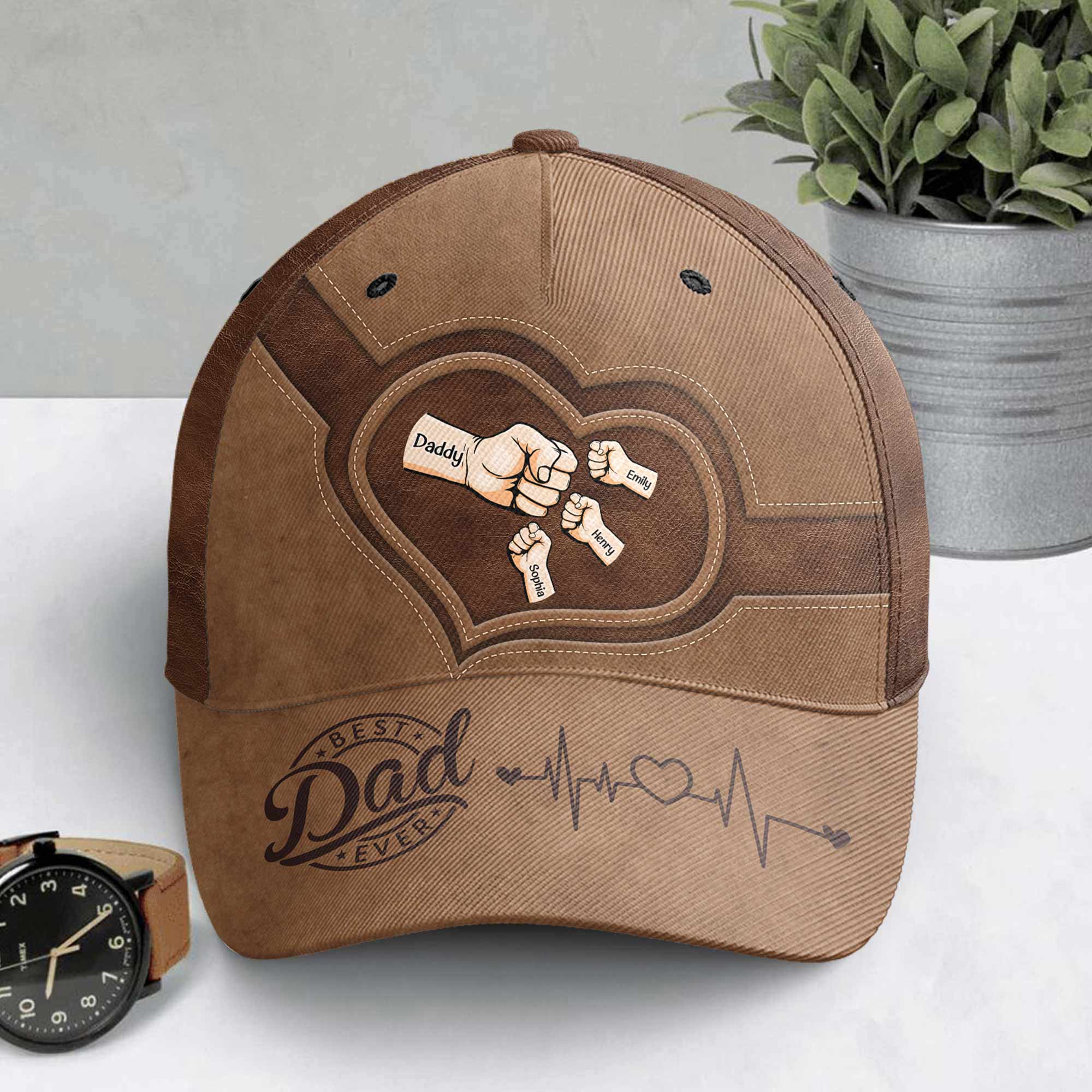 Best Dad Ever Personalized Classic Cap