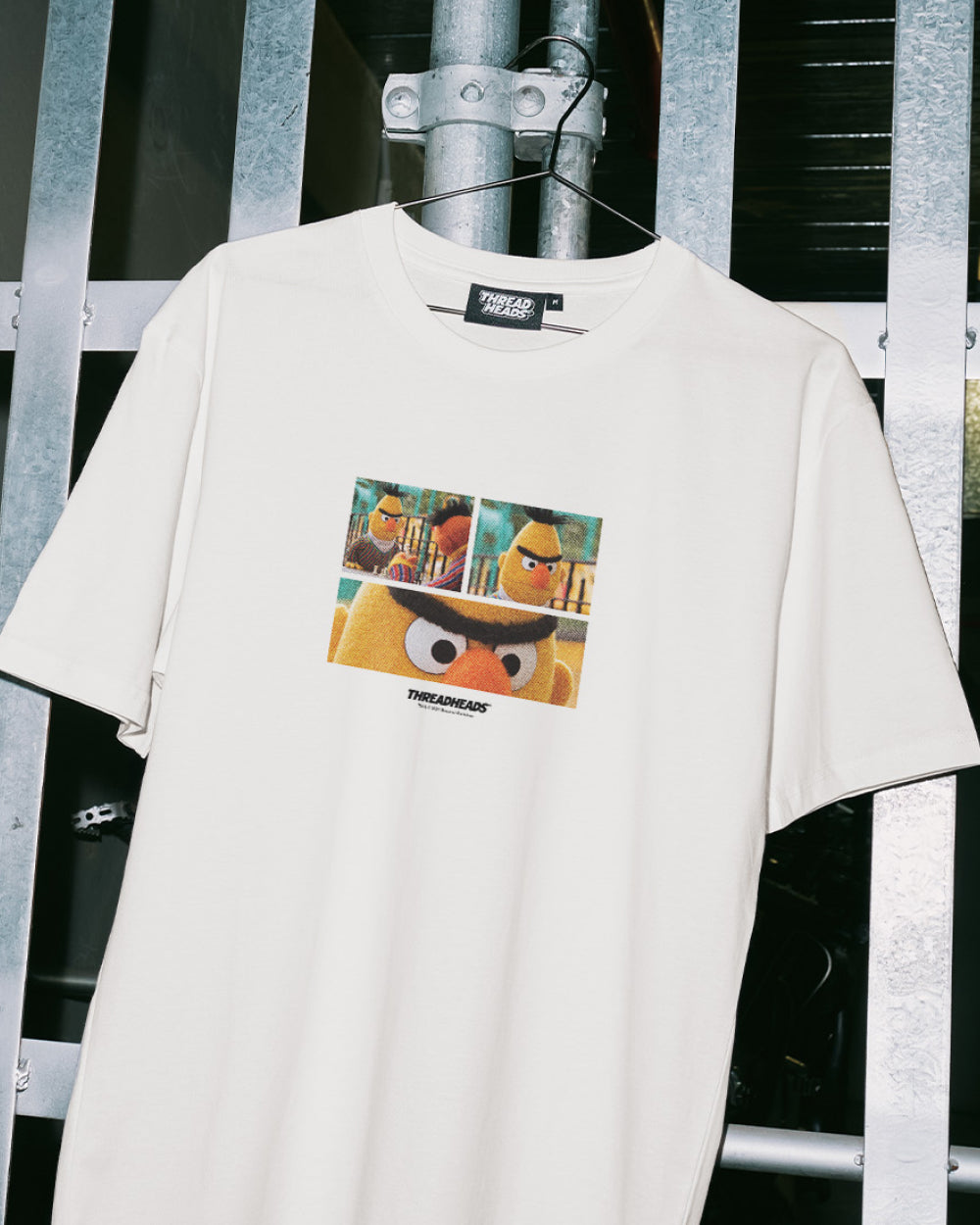 Unisex Angry Bert 100% Cotton Graphic Tee