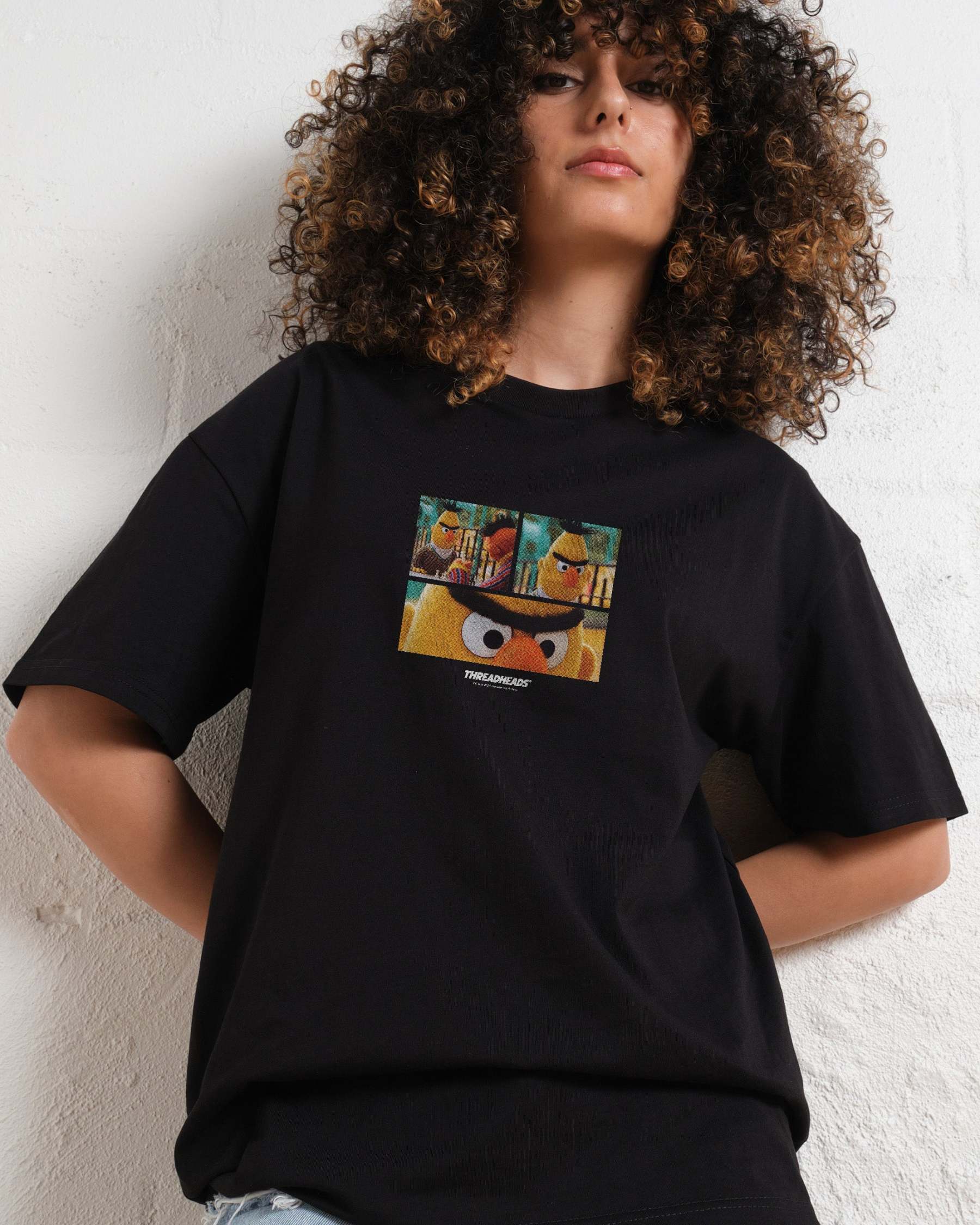 Unisex Angry Bert 100% Cotton Graphic Tee | Pod4team