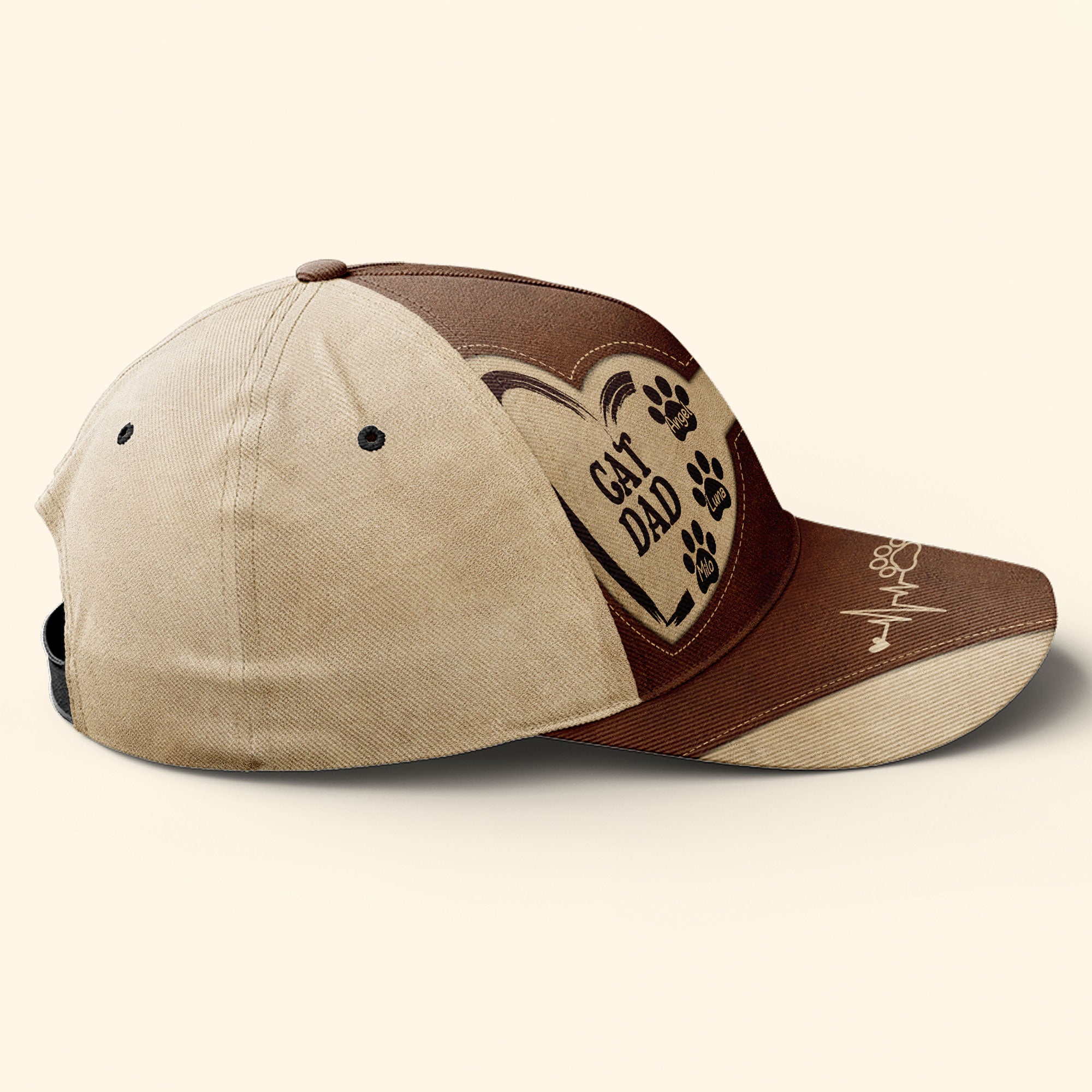 Cat Dad Dog Dad Personalized Classic Cap