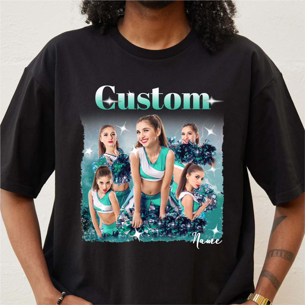 Unisex Create Your Own Custom Bootleg 100% Cotton Graphic Tee