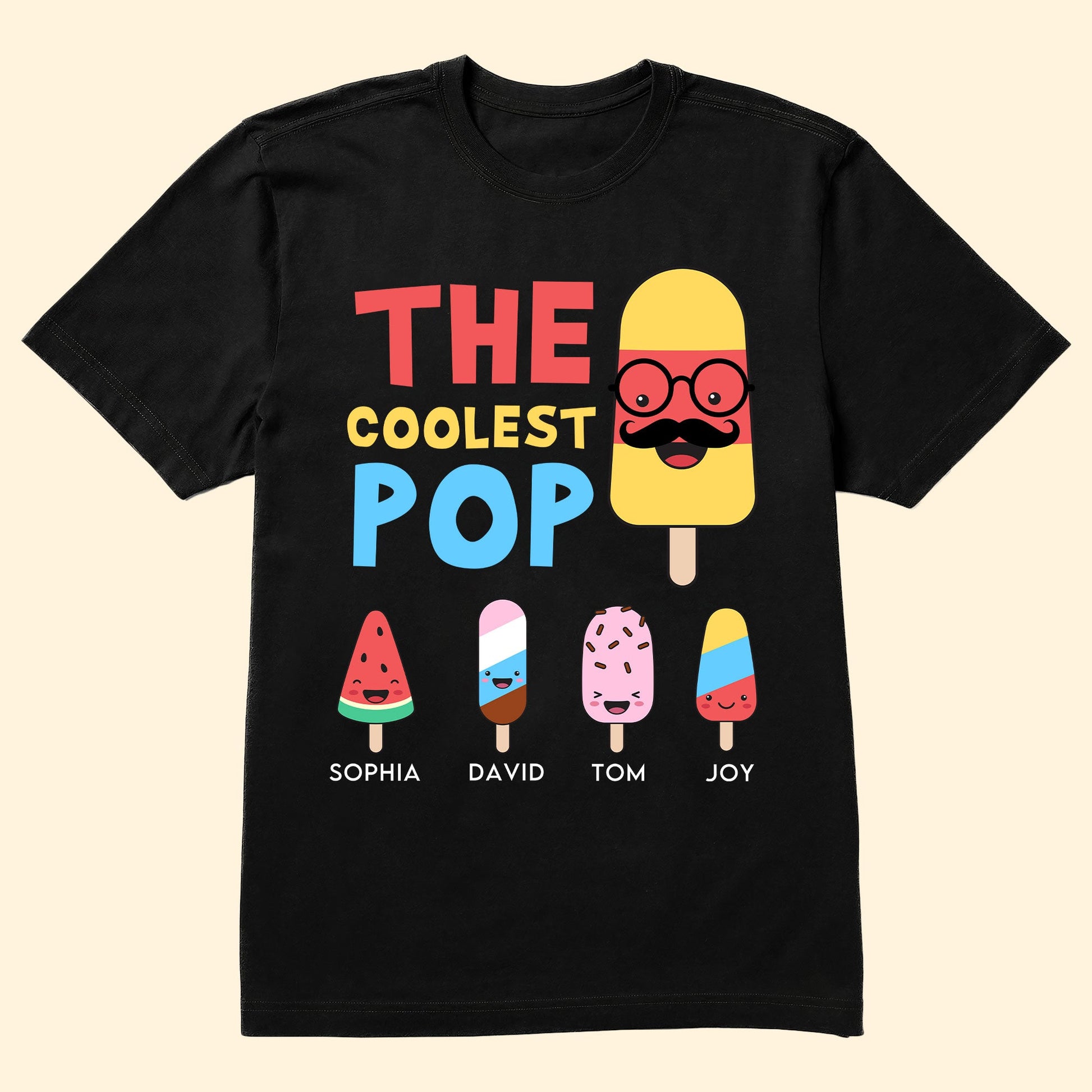 Unisex The Coolest Pop 100% Cotton Graphic Tee