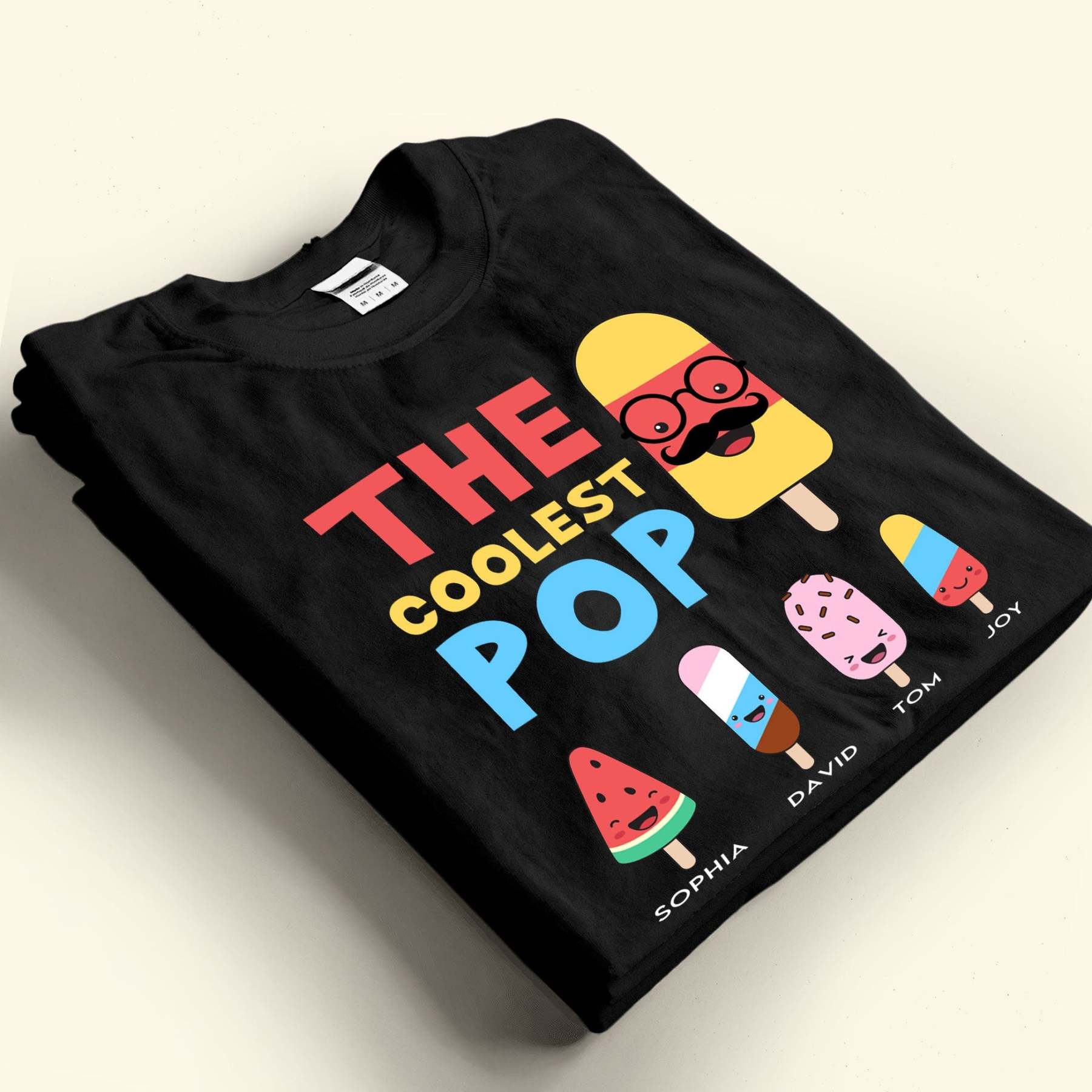 Unisex The Coolest Pop 100% Cotton Graphic Tee