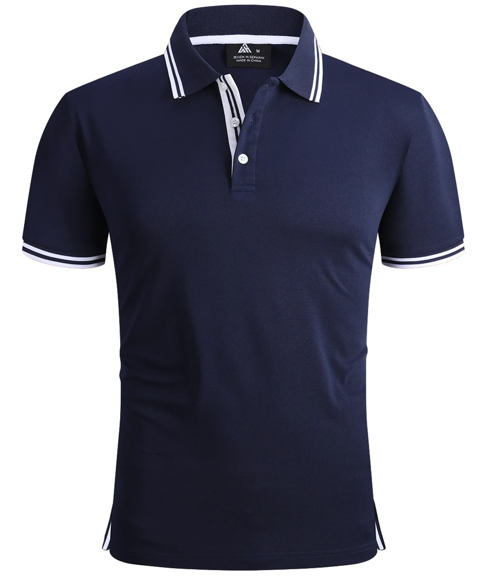 Men's Contrasting Collar Dri-fit  Polo Shirt