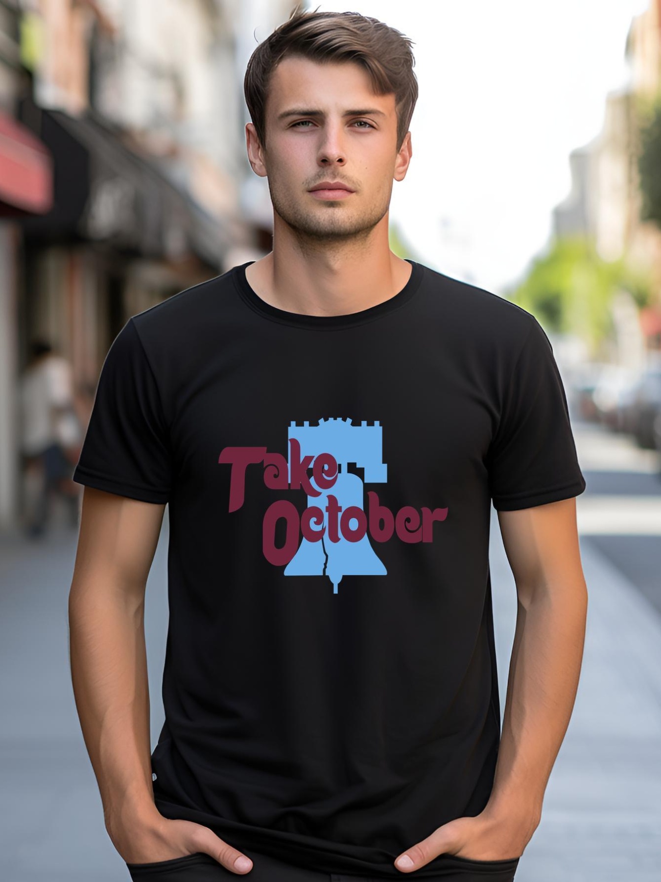 Unisex Take October Philadelphia Baseball shirt  Graphic Tee