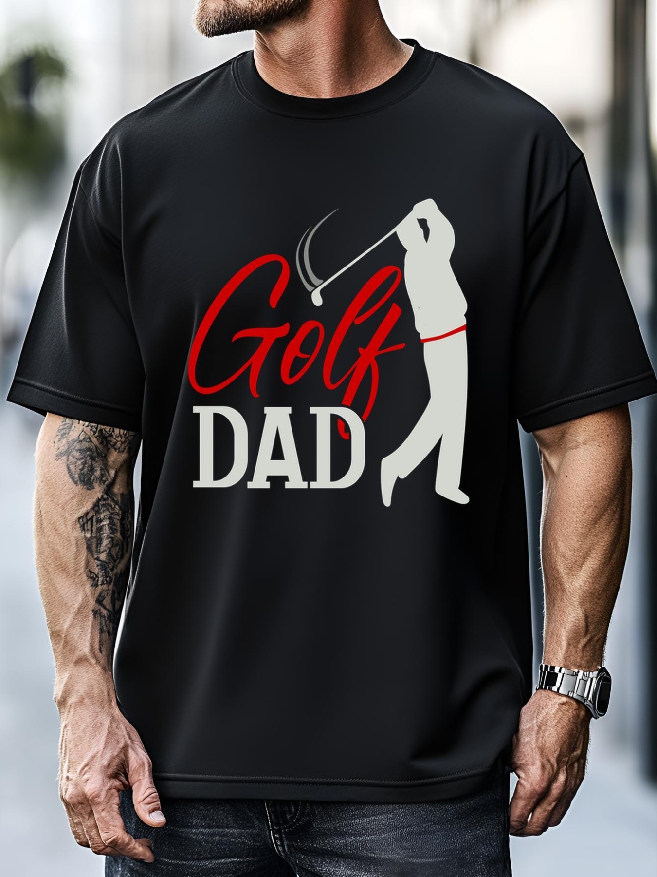 Unisex Best Dad By Par Golf Dad Gift For Dad Father's Day T-Shirt
