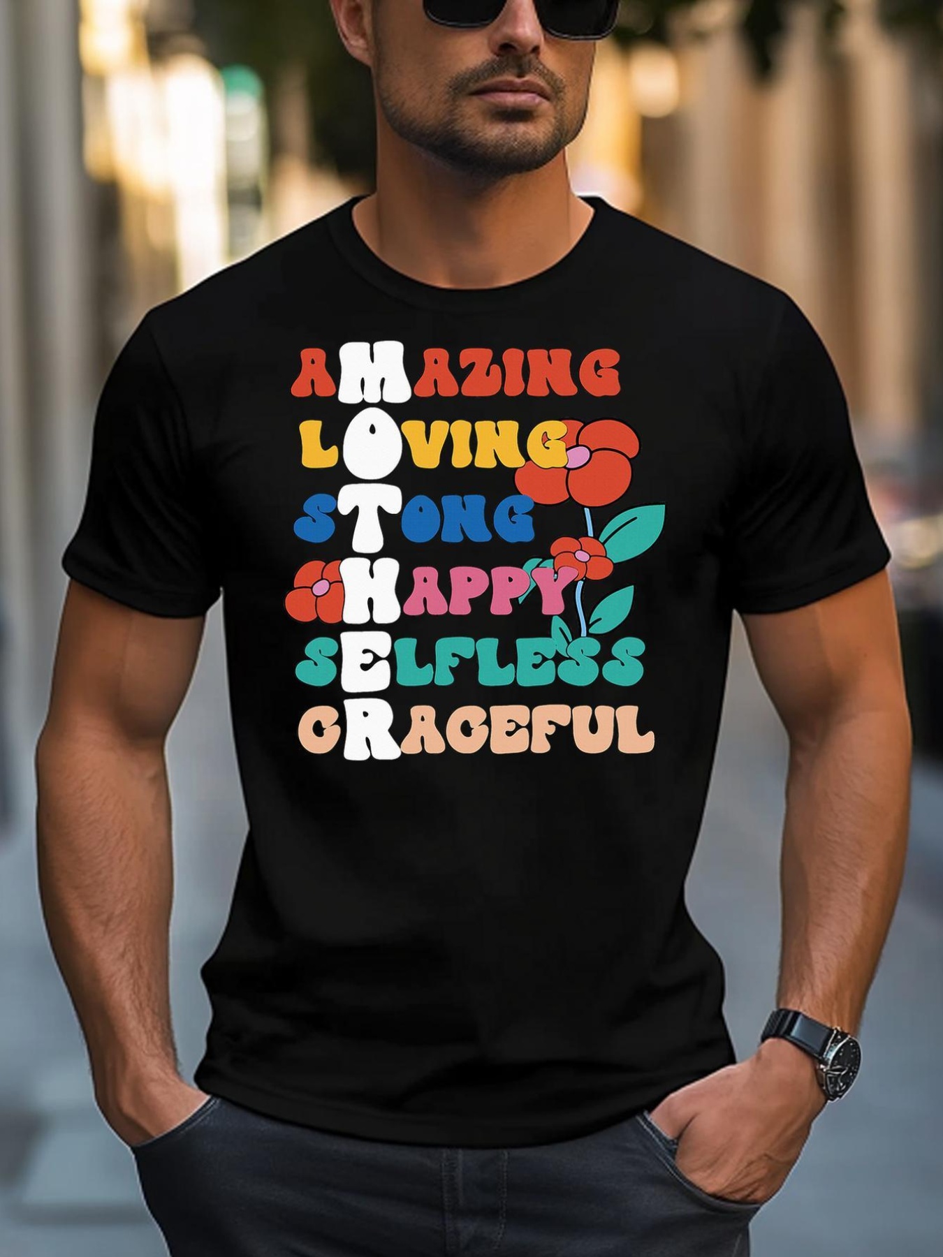 Unisex Mother Meaning I Love Mom Mothers Day T-Shirt