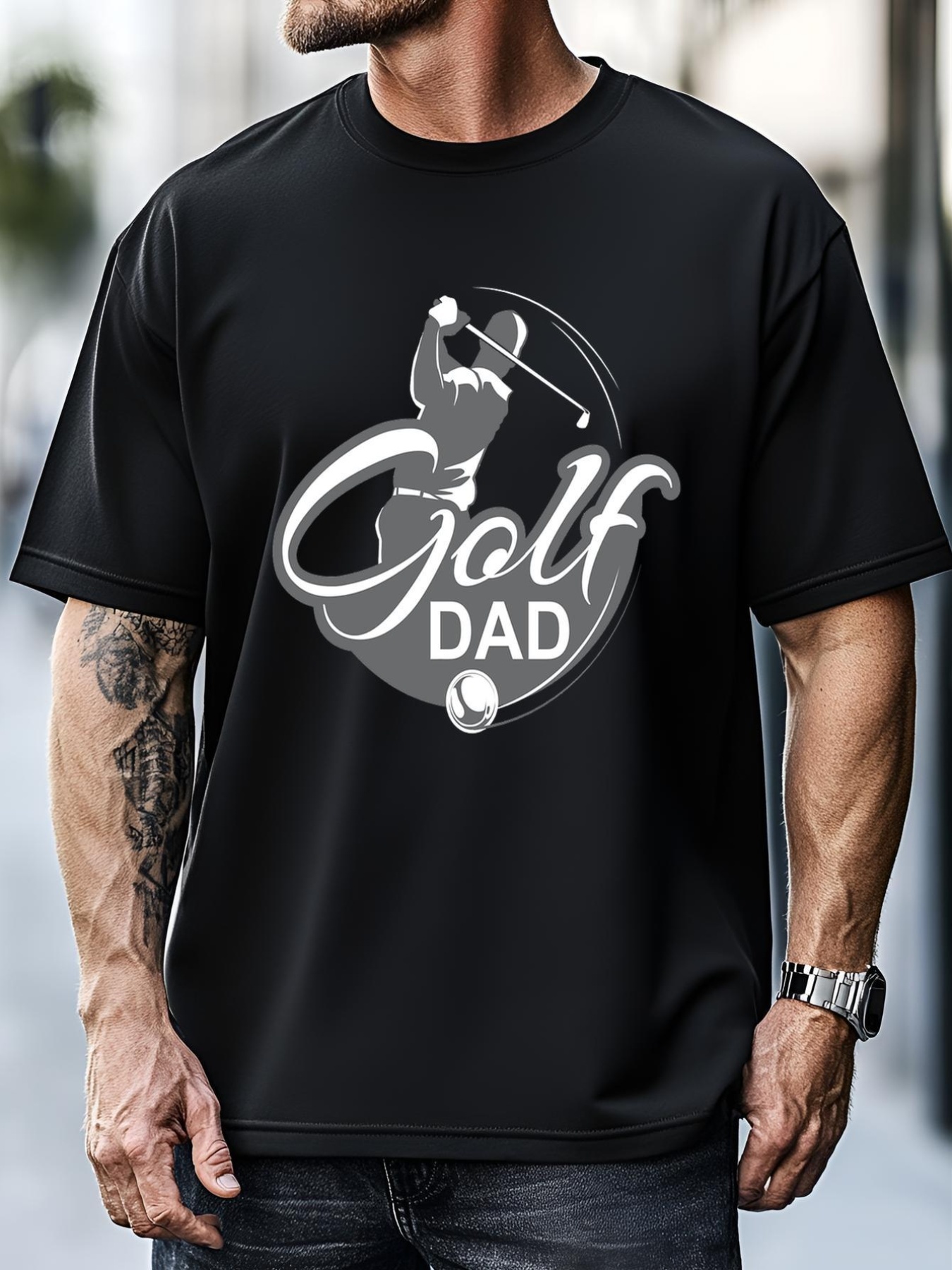 Unisex Best Dad Ever Golf Dad Gift For Dad Father's Day T-Shirt