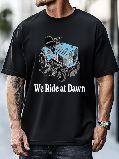 Unisex We Ride At Dawn FatherS Day Dad Gift Grandfather T-Shirt