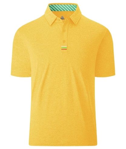 Men's Solid Color Slim Fit Polo Shirt