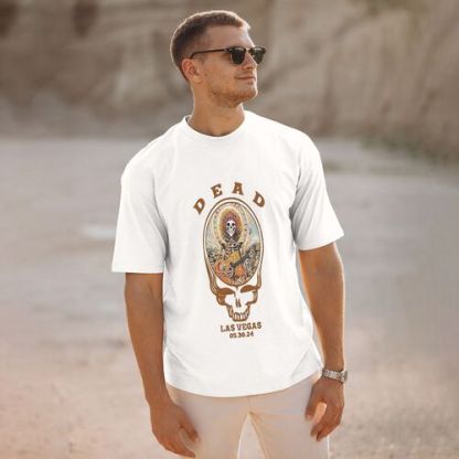 Men's Dead Las Vegas 100% Cotton T-Shirt-pod4team
