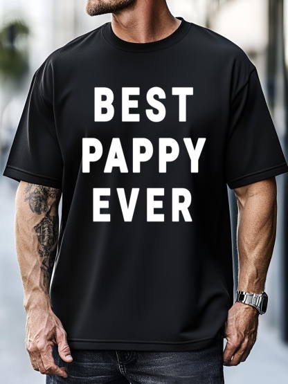 Unisex Best Pappy Ever Grandfather Funny Gift T-Shirt