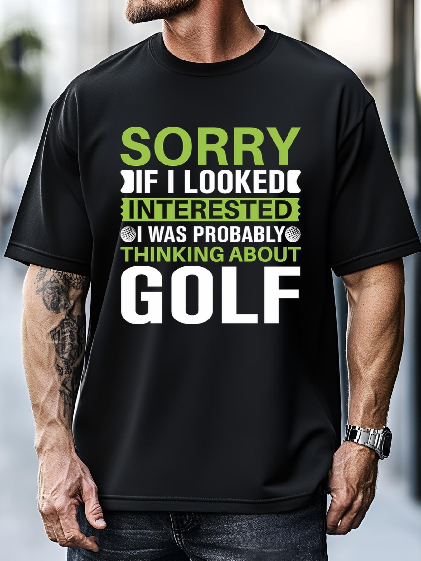 Unisex I Was Probably Thing About Golf Gift For Father's Day T-Shirt