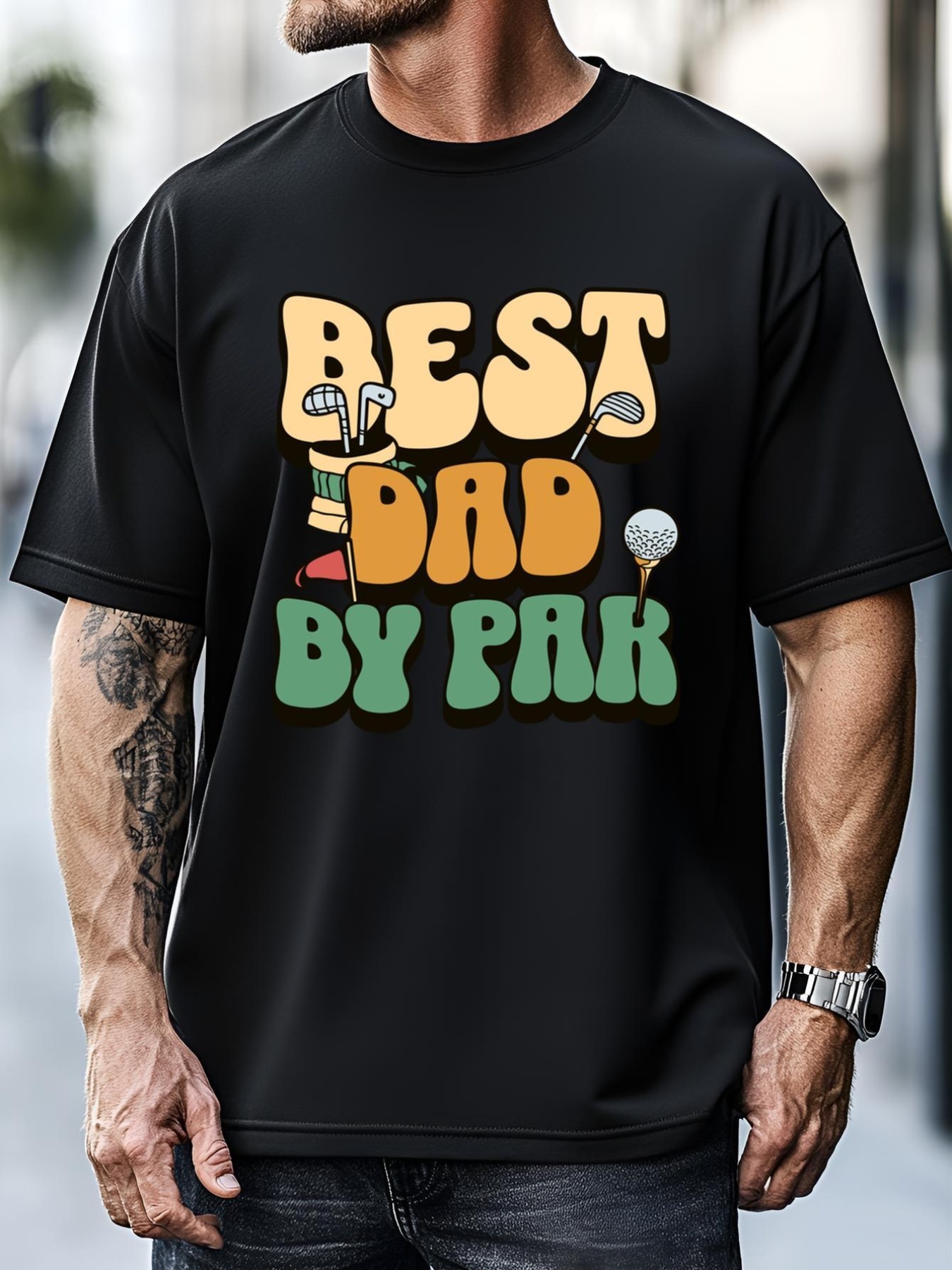 Unisex Best Dad By Par Golf FatherS Day Birthday Gift T-Shirt