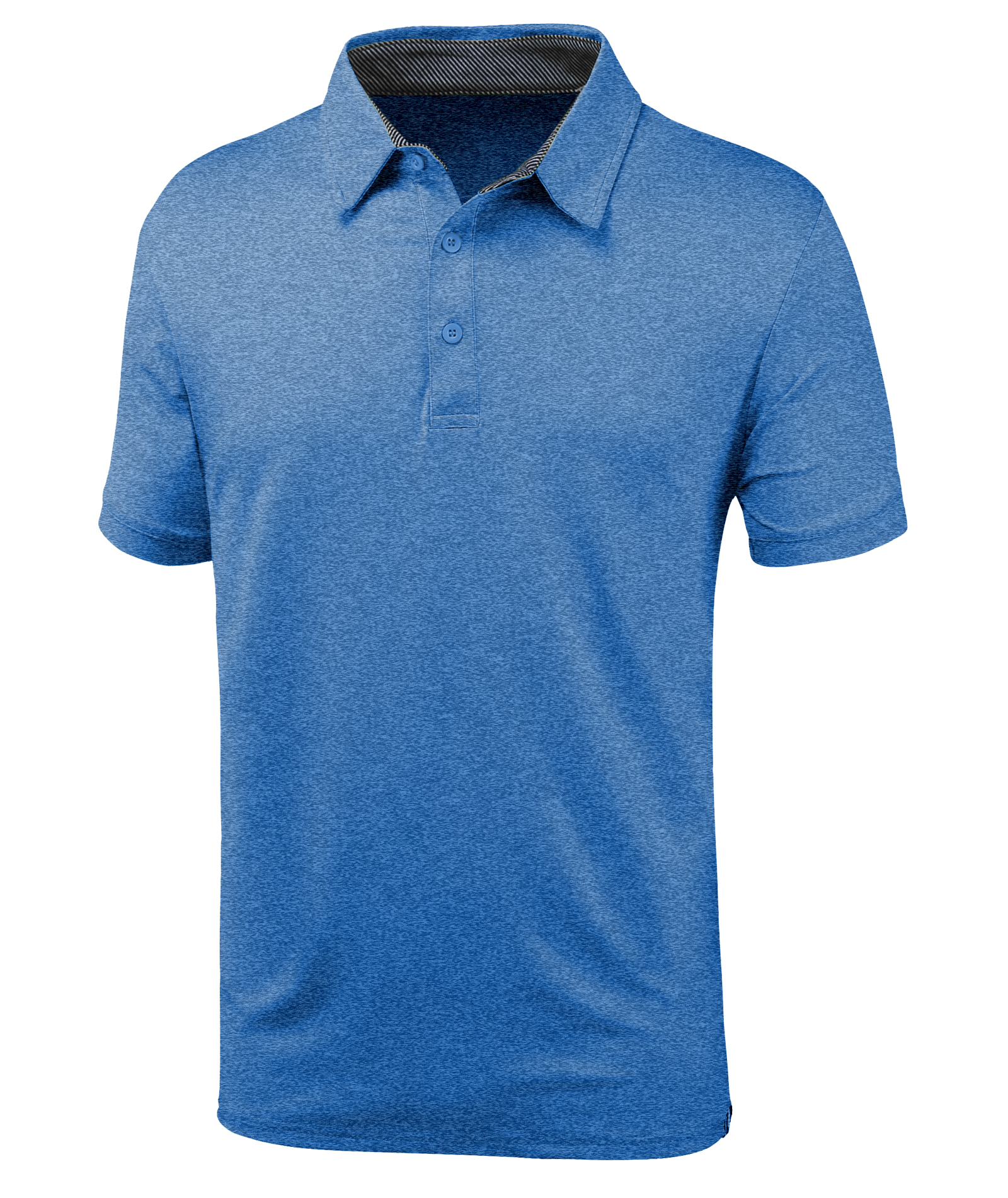 Men's Moisture Wicking Solid Color Polo Shirt