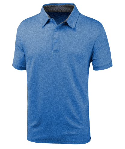Men's Moisture Wicking Solid Color Polo Shirt