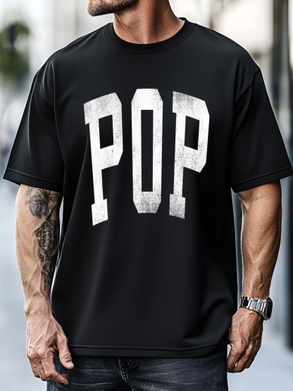Unisex Pop Classic Bold Font FatherS Day Pop Gift T-Shirt