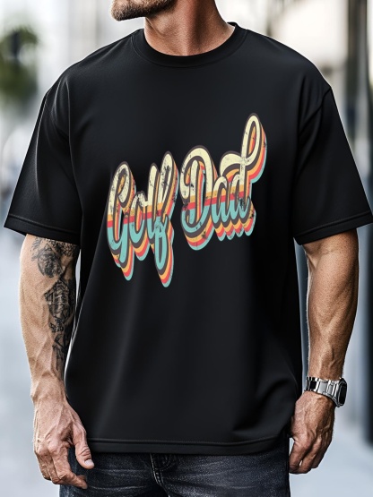 Unisex Golf Dad Retro Distressed Gift For Dad Father's Day T-Shirt
