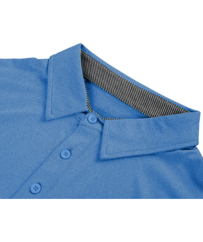 Men's Moisture Wicking Solid Color Polo Shirt