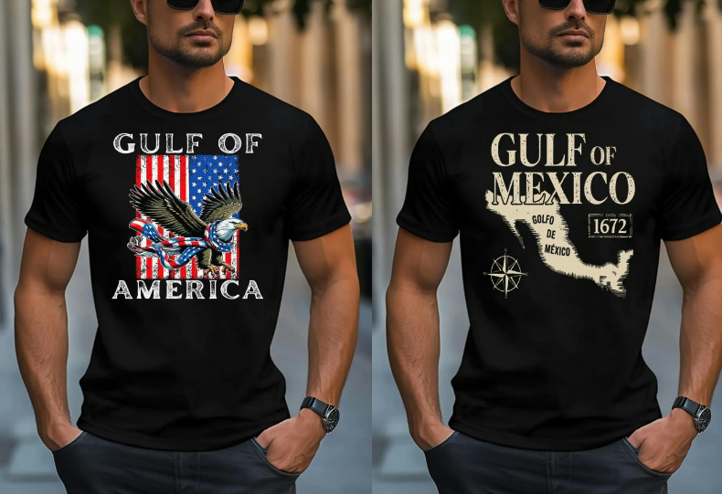 Graphic Tees Idea Gulf of Mexico Vs Gulf of America