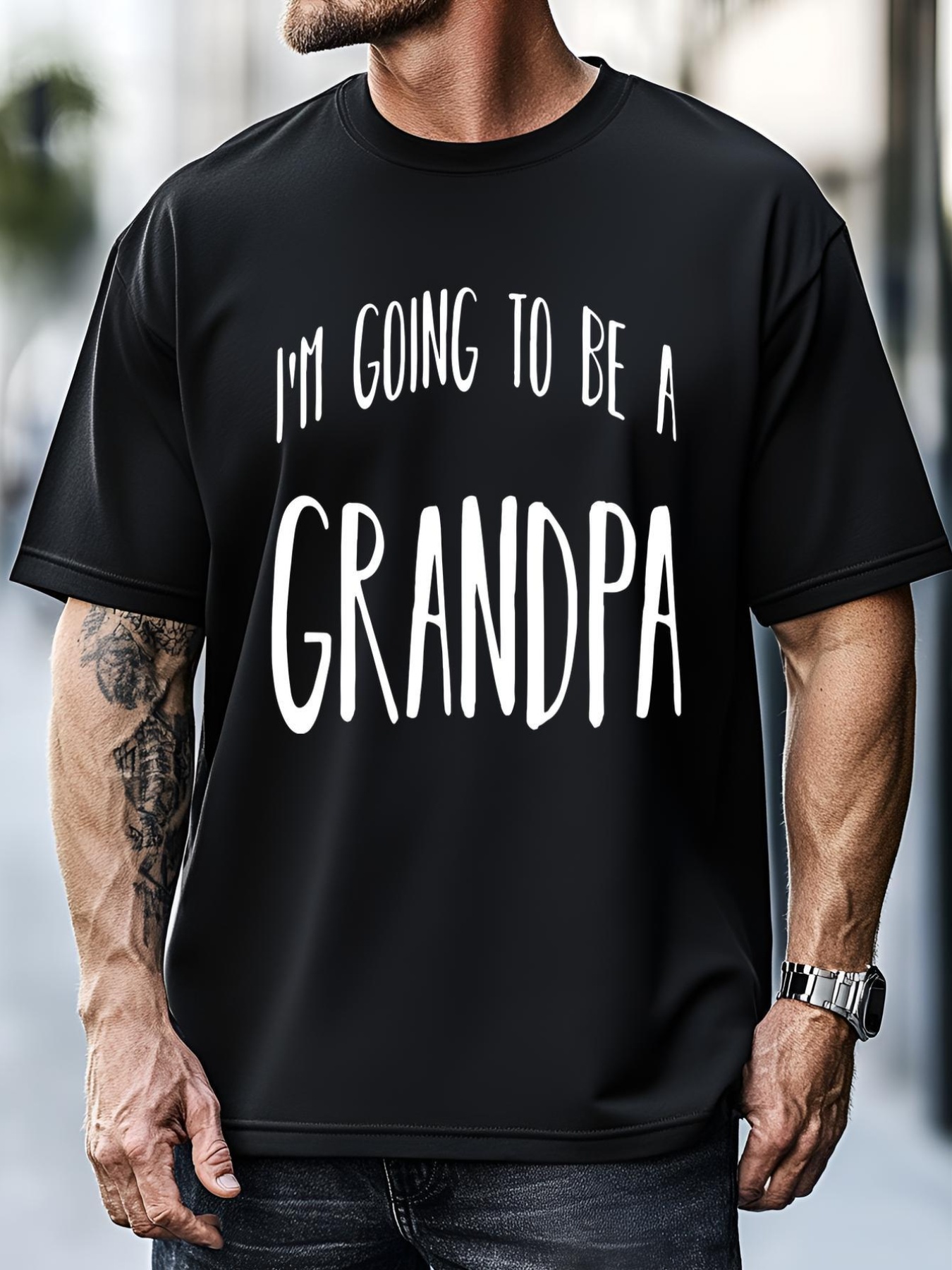 Unisex Im Going To Be A Grandpa Future Grandfather T-Shirt