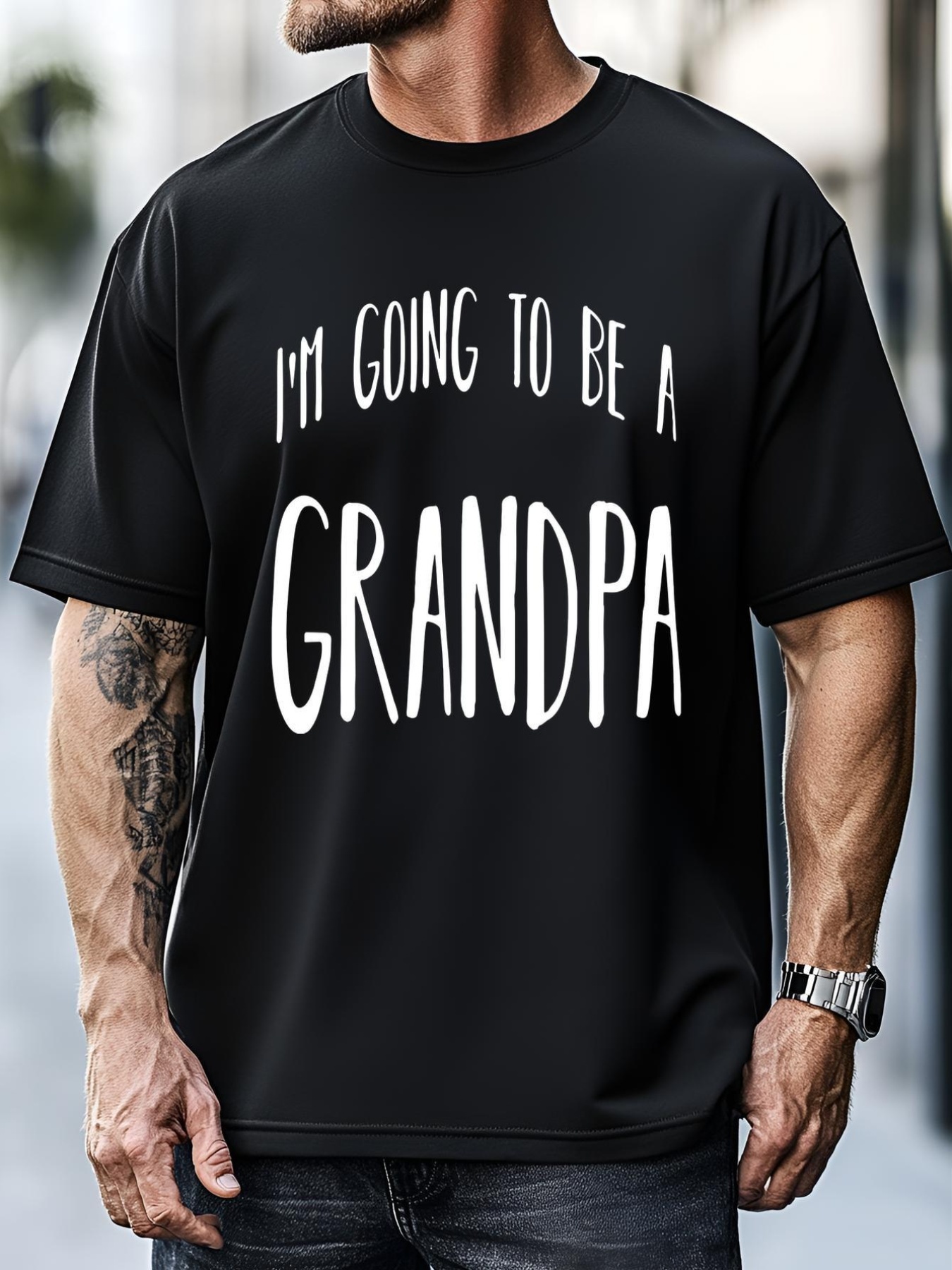 Unisex Im Going To Be A Grandpa Future Grandfather T-Shirt
