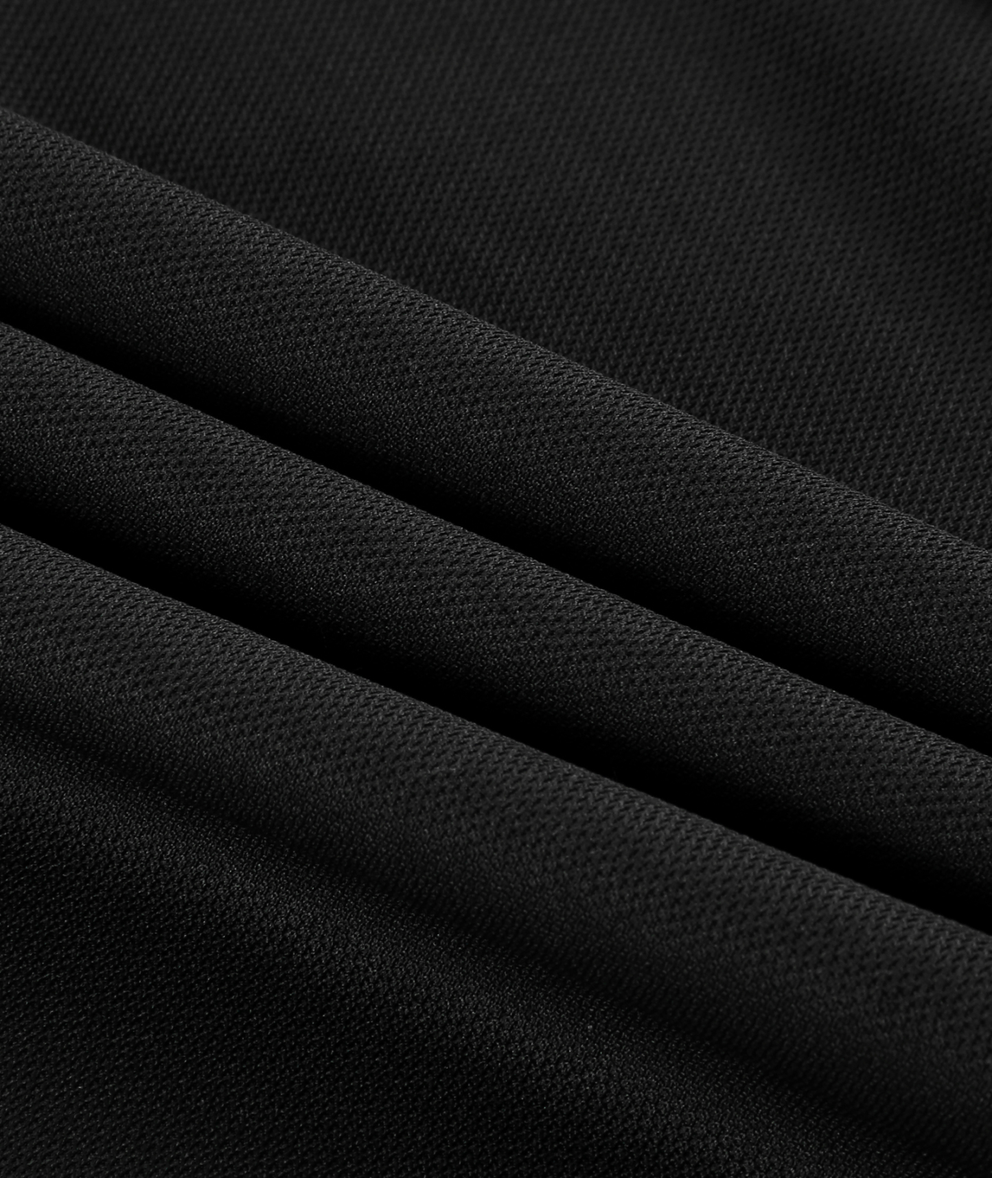 Men's Dri-fit Solid Color Zip Up Pocket Polo Shirt