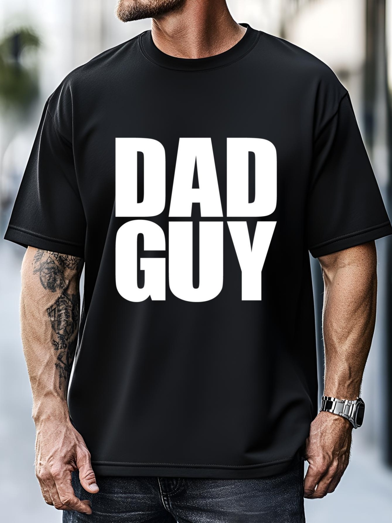 Unisex Dad Guy Im The Dad Guy Funny Good Guy Bad Guy Father Great Gift T-Shirt