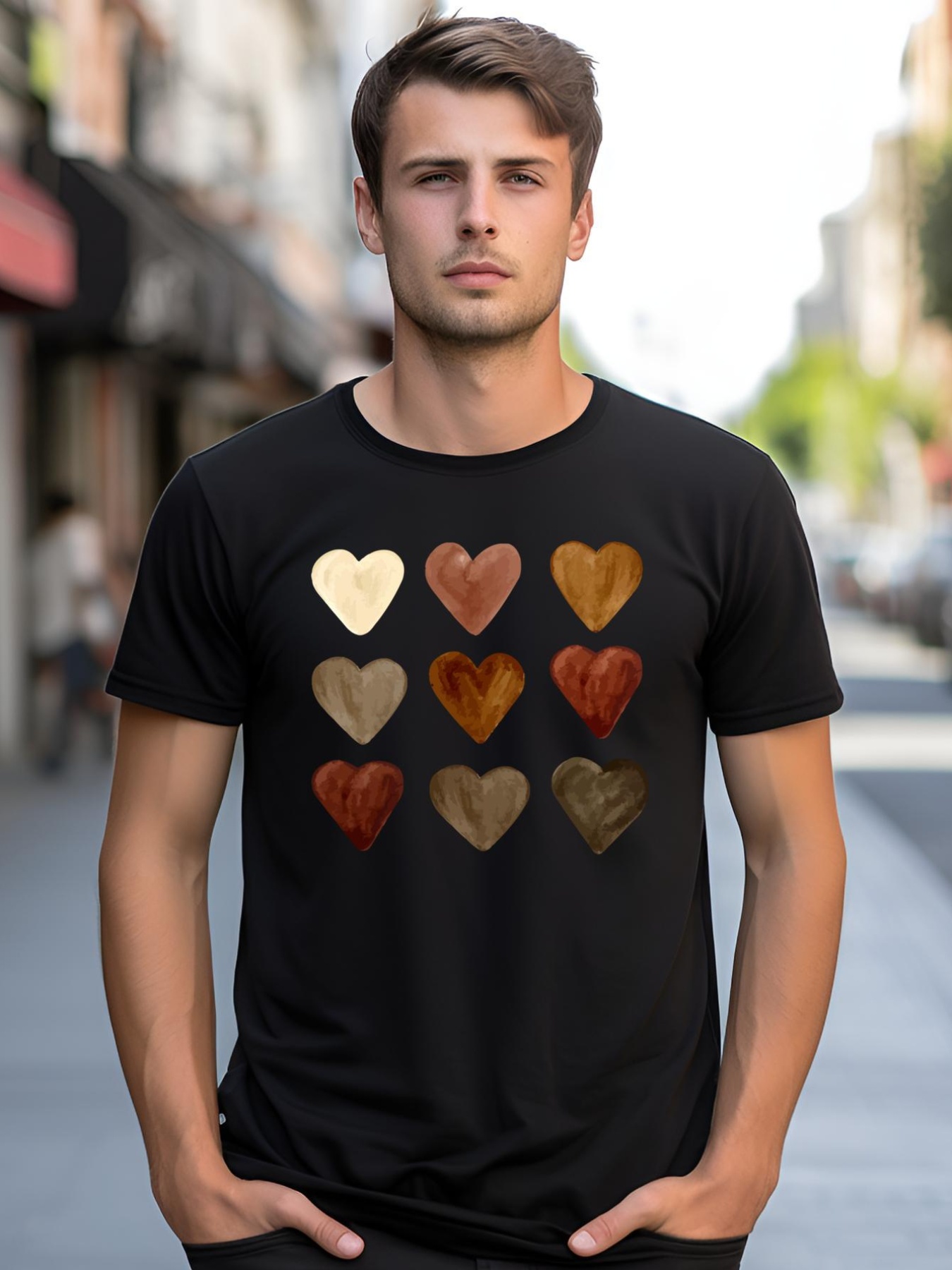 Unisex Juneteenth Diversity Heart Skin Black Pride Melanin Kindness Funny Gift shirt  Graphic Tee