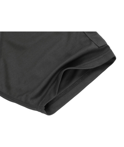 Men's Dri-fit Solid Color Zip Up Pocket Polo Shirt