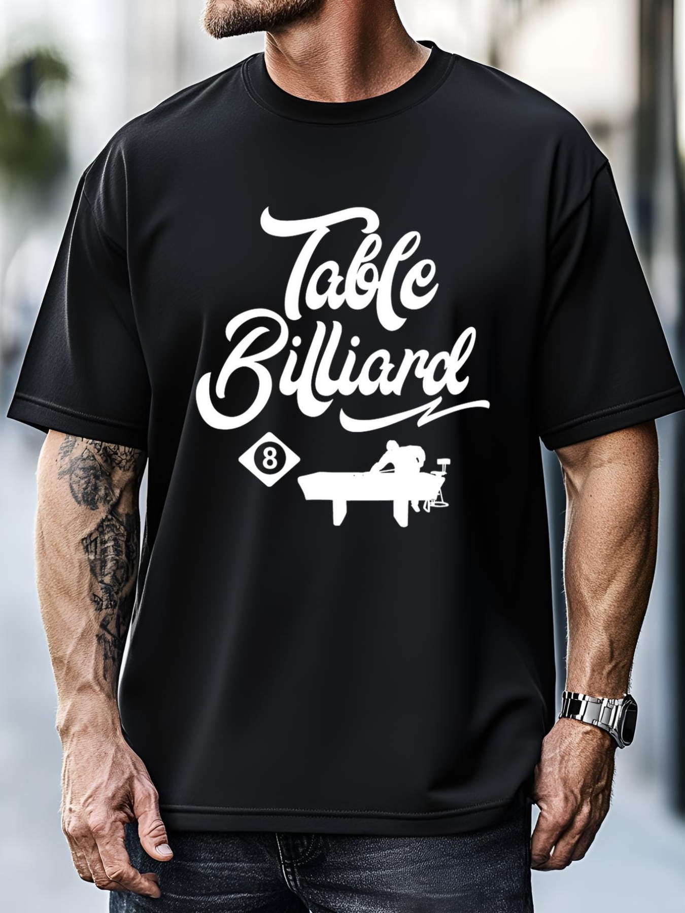 Unisex Father's Day Table Billiards Pool Player Gift For Dad T-Shirt