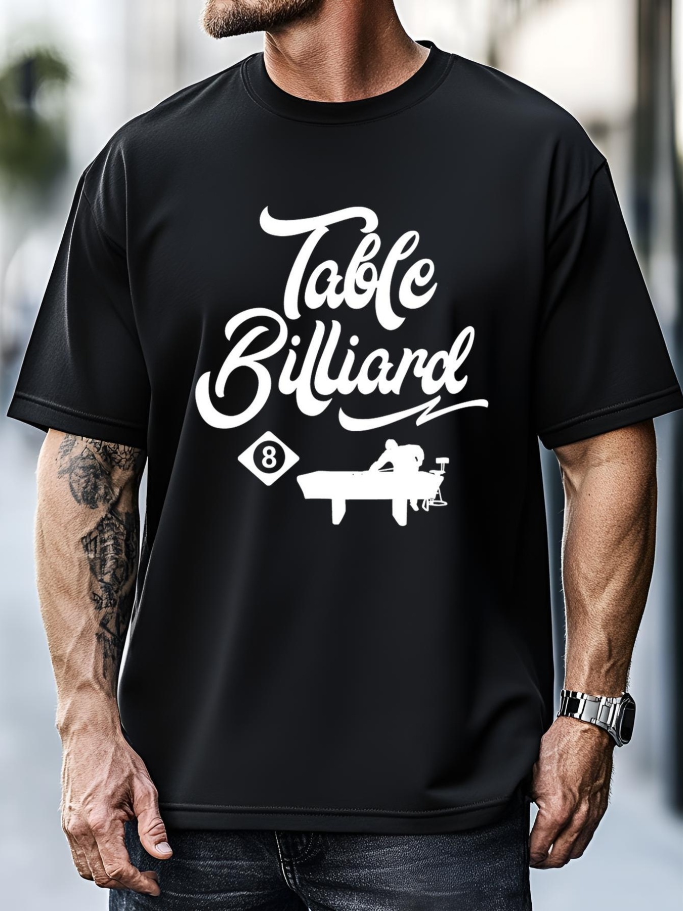 Unisex Father's Day Table Billiards Pool Player Gift For Dad T-Shirt