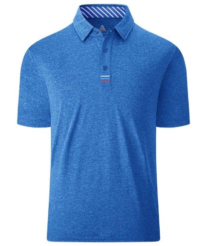 Men's Solid Color Slim Fit Polo Shirt