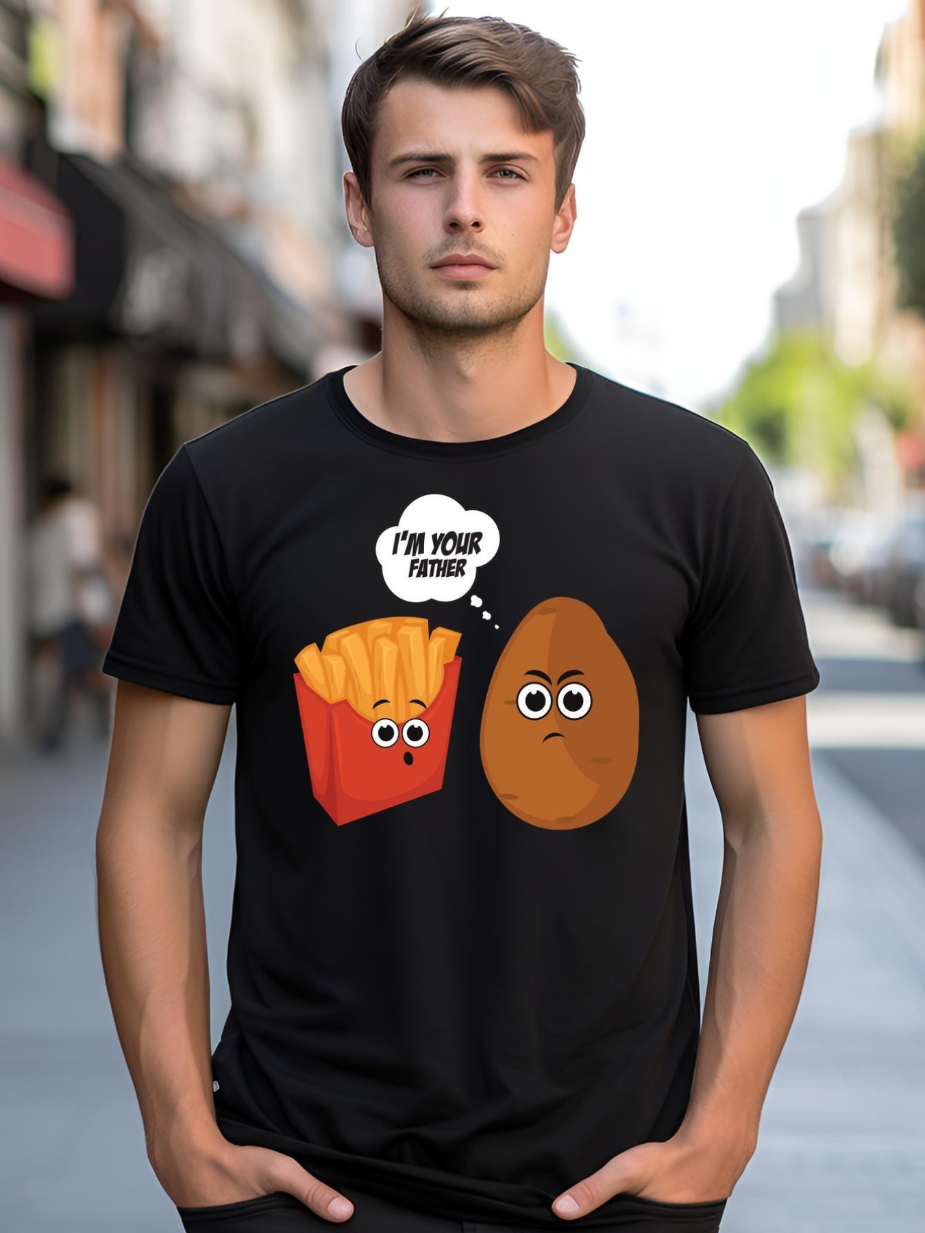 Unisex I'm Your Father Potato And Fries shirt  Graphic Tee