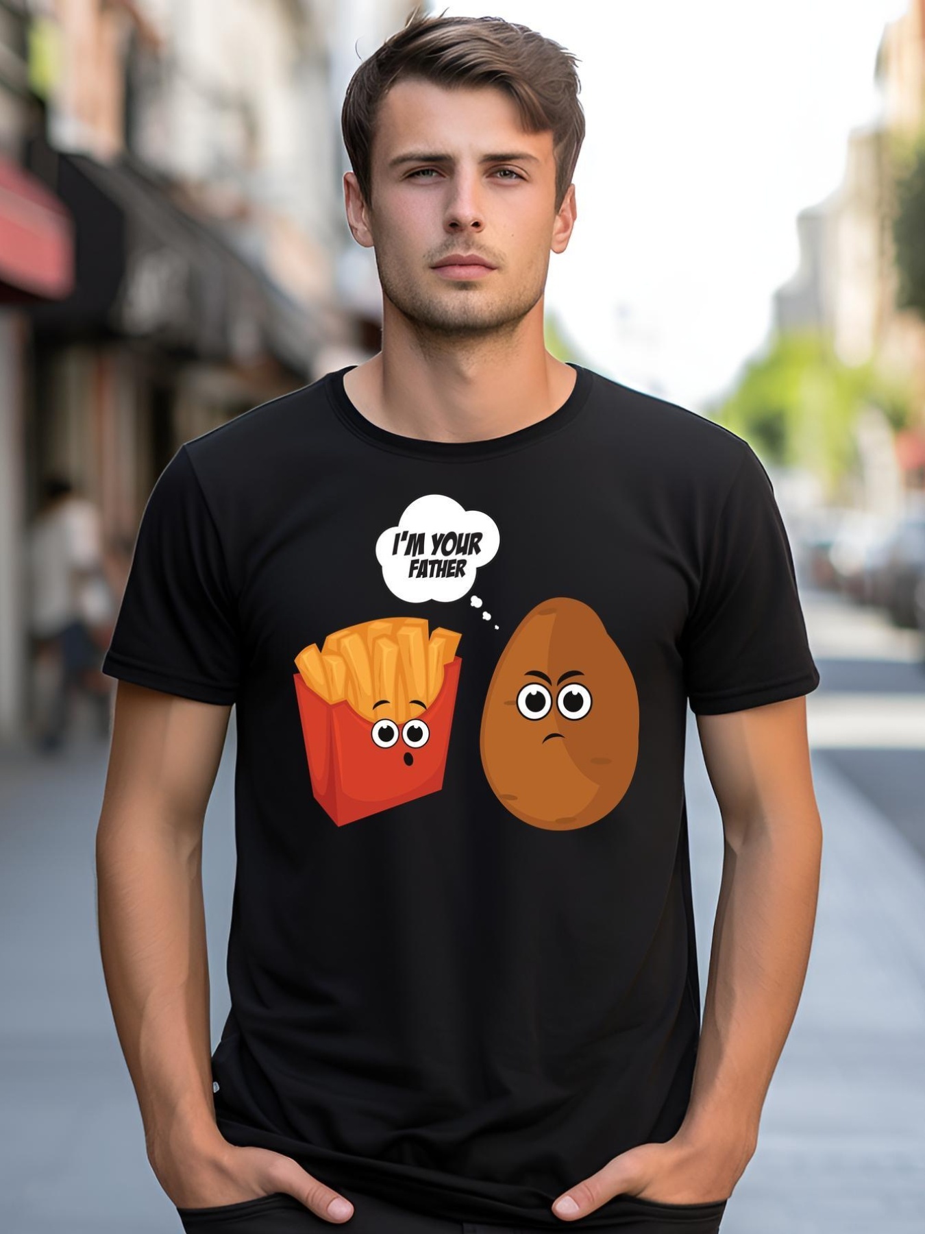 Unisex I'm Your Father Potato And Fries shirt  Graphic Tee